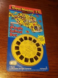 Raro "THE MAGIC SCHOOL BUS" View-Master 3D NUOVO SIGILLATO 3-Reel Blaster Pack #4161 - Foto 1 di 8