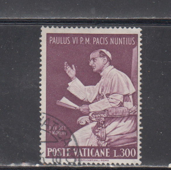 VATICAN :  1965 - USED  - SCOTT #  419 - Image 1 of 1