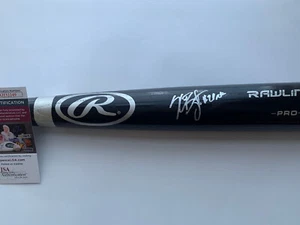 KRIS BRYANT Autographed Signed Rawlings Baseball Bat Chicago Cubs WS #2 Pick COA - Picture 1 of 2