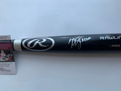 KRIS BRYANT Autographed Signed Rawlings Baseball Bat Chicago Cubs WS #2 Pick COA - Image 1 of 2
