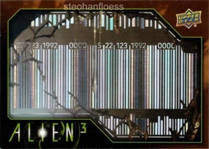 2019 Oberdeck Alien 3 silberner Barcode parallel #61 Alien Antagonist - Bild 1 von 1