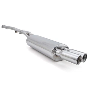 SISTEMA DE ESCAPE TRASERO TUBO CEPILLADO BMW SERIE 3 E30 320 325ix 1985-1995 - Imagen 1 de 8