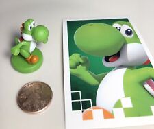 New Super Mario Yoshi 1.25" Micro Action Figure Toy Nintendo Cake Topper w/ Card