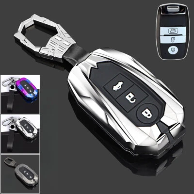 Funda protectora de silicona para llave de coche de aleación de zinc para Kia Sportage Picanto Optima Sedona K3 Foto 1 de 4