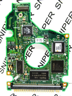 PCB - Toshiba 30GB MK3018GAS (HDD2169 D ZE01 T) G5B000043 IDE Hard Drive Board - Image 1 of 4
