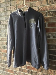Vanderbilt University Fleece Pullover.  Size Large.  Gray. Embroidered. - Picture 1 of 12