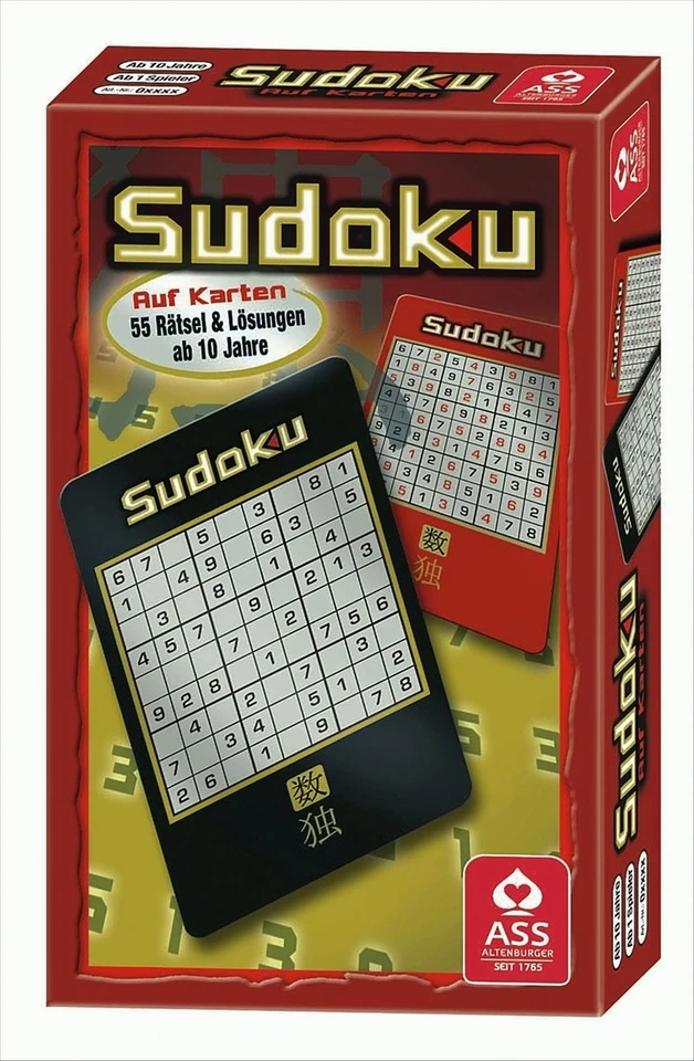 GW2539 ASS Altenburger Spielkarten 9642 - SuDoKu auf 55 Karten - Bild 1 von 1