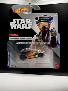 Coches Personaje Princesa Leia Organa Hot Wheels Mattel Disney Star Wars - Imagen 1 de 2