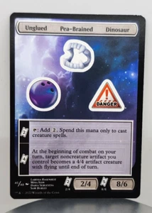 Unglued Pea-Brained Dinosaur - Unfinity (UNF) - 45 - MTG - Picture 1 of 2