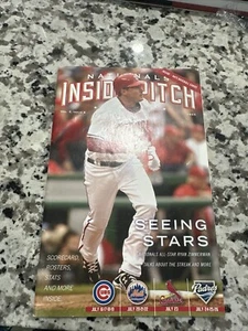 VTG Baseball Program Washington Nationals - 2009 - 7/24 San Diego Padres Scored* - Picture 1 of 5