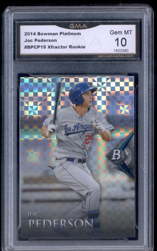 2014 Joc Pederson Bowman Platinum Xfractor rookie gem mint 10 #BPCP19 - Image 1 of 1
