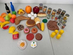 Large Lot Of Rubber And Plastic Play Food For Kids Playing House Grocery Store - Picture 1 of 7
