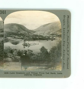 B8392 Lake Grasmere & Village From Red Bank, Lake District, England D - Picture 1 of 2