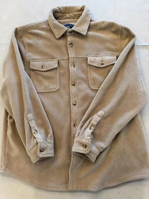 Camisa Freedom Foundry Polar Abotonada Para Hombres XXL Beige Lodge Acogedora Cuello Foto 1 de 4