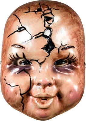 Scary Halloween Mask Chucky Baby Doll Devil Face Mask Creepy Masquerade Mask - Image 1 of 4