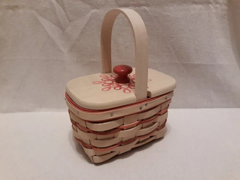 LONGABERGER 2014 MINI HORIZON OF HOPE BASKET & LID SET Cover