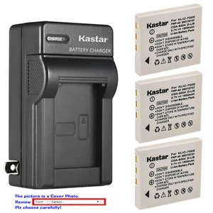 Kastar Battery Wall Charger for Panasonic DMW-BCB7 CGA-S004A/1B CGA-S004E/1B - Picture 1 of 11