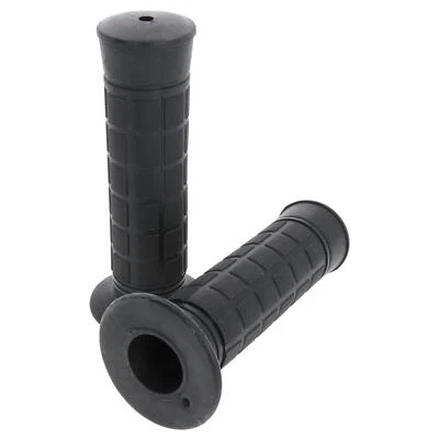 Motorrad Griffe Griffgummis schwarz 22/25mm 7/8 Zoll 22mm Lenker Länge 116mm - Bild 1 von 4