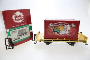 Spur G LGB Lehmann 44030 Weihnachts-Containerwagen Seasons Greetings OVP N57 - Bild 1 von 4