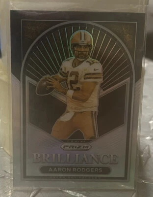 2022 PRIZM AARON RODGERS BRILLIANCE SILVER SP  - Image 1 of 2