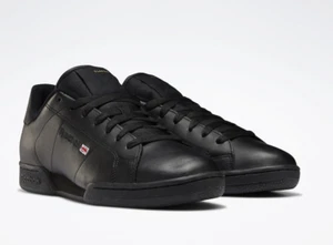 Zapatillas deportivas Reebok NPC para hombre Reebok clásicas de cuero Entrenadores de cancha Negras - Imagen 1 de 3
