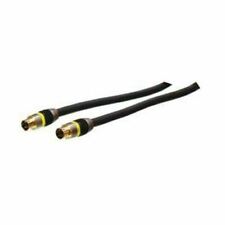 1.5m SVHS S-Video Cable Lead 4Pin Mini Din Male to M TV DVD PC GOLD CONNECTORS