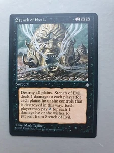 Stench of Evil, MTG Ice Age (1995) Uncommon Black Sorcery NM - Picture 1 of 2