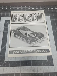 *ULTRA RARE* 1991 Team Associated RC12LW 1/12 RC pan Car Instruction Manual NICE - Picture 1 of 3