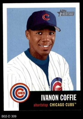 2002 Topps Heritage #309 Ivanon Coffie Cubs 8 - NM/MT - Image 1 of 2