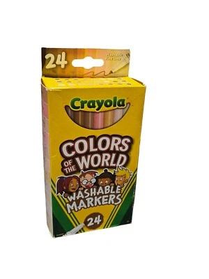 Crayola Colors of the World Washable Markers  24 Per Box Skin Tones  - Image 1 of 3