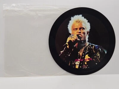 Billy Idol Interview Picture Disc LP 1988 TTS 1003 RARE - Image 1 of 4