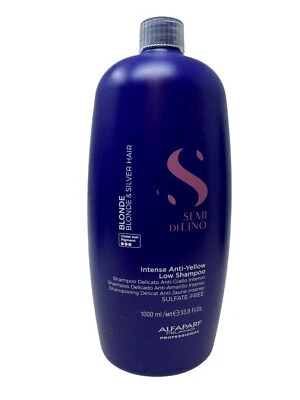 Alfaparf Semi Di Lino Anti-Yellow Low Shampoo 33.8 Oz For Blonde & Silver Hair - Image 1 of 2