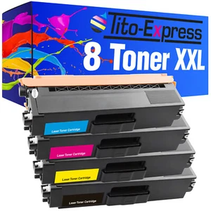 8 Toner XXL PlatinumSerie für Brother DCP-L 8400 CDN DCP-L 8450 CDW HL-L 8250 CD - Photo 1/12