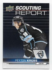 18/19 UPPER DECK CHL SCOUTING REPORT Hockey (#SR1-SR20) U-Pick From List
