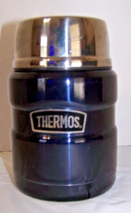 Thermos Sportsman 16 oz Stainless Steel Food Jar with foldable Spoon, 5.5” Tall - Picture 1 of 6