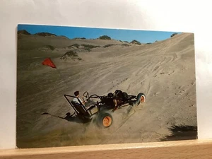 Sand Buggy Traversing the Dunes: Pismo Beach, CA - Vintage Postcard - Picture 1 of 3
