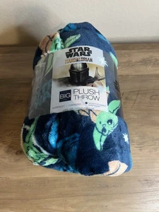 Star Wars Grogu Baby Yoda Mandalorian The Child Plush Throw 5FT x 6FT BigOne NWT - Picture 1 of 8