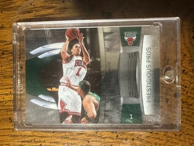 Prestige Prestigious Pros Green 48 Derrick Rose 443/500 Chicago Bulls 2009-10  Foto 1 de 2