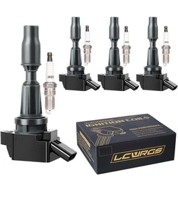 Set 4 Bobine Accensione Pack e Candele Iridio Adatte per Hyundai 2.4 L4 - Foto 1 di 8