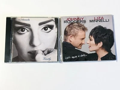 Liza Minnelli Lot 2 CD Let's Make A Date SIGNED Johnny Rodgers + Gently OOP Rare Foto 1 de 4