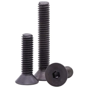 5/16-18 x 1-1/4" (12 pcs) Flat Countersunk Head Socket Head Cap Screws, 10.9 ... - Picture 1 of 8