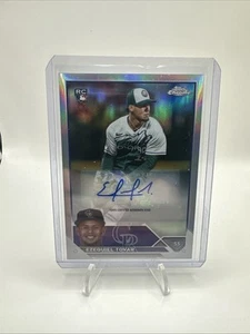 EZEQUIEL TOVAR 2023 Topps Chrome Update Refractor /499 #AC-ET Rookie Auto RC - Picture 1 of 12