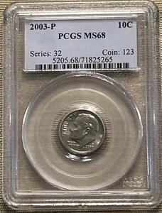 2003-P 10C PCGS MS68 - Picture 1 of 4