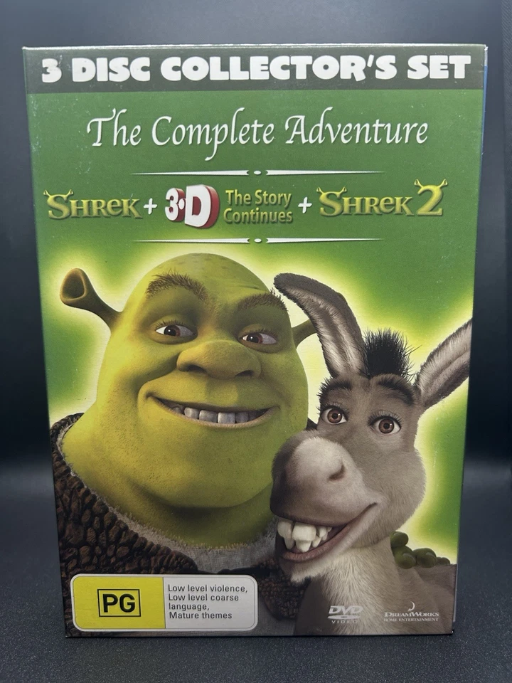 Shrek The Complete Adventure (3 Disc Collector's Set, Shrek 1, Shrek 2, Shrek 3D - Image 1 of 4