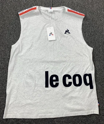 Le Coq Sportif Tank Top Sleeveless Men XXL Heather Grey NWT NEW - Image 1 of 4
