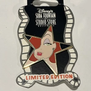 Disney Studio Store Pin Jessica Rabbit LE300 LE 300 New on Card MINT v18 - Picture 1 of 4