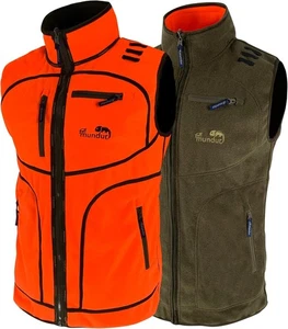 XL Reversible Men's Waterproof Hunting Vest Digital Brown & Blaze Orange Camo - Picture 1 of 9
