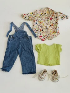 American Girl Of Today Budding Artist Paint Splattered Outfit READ - Picture 1 of 11