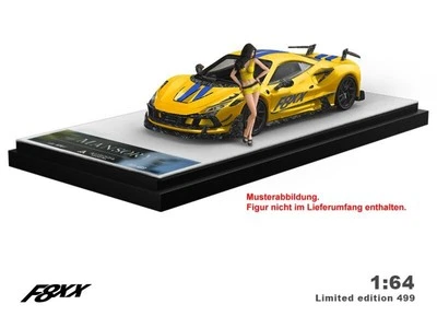 FERRARI F8 XX Tributo - Mansory  - yellow - Aurora 1:64 - Immagine 1 di 4
