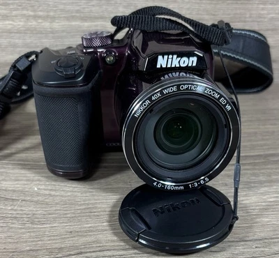 Nikon COOLPIX B500 16.1MP Full-HD Digitalkamera Lila Pflaume 40x Superzoom - Bild 1 von 4